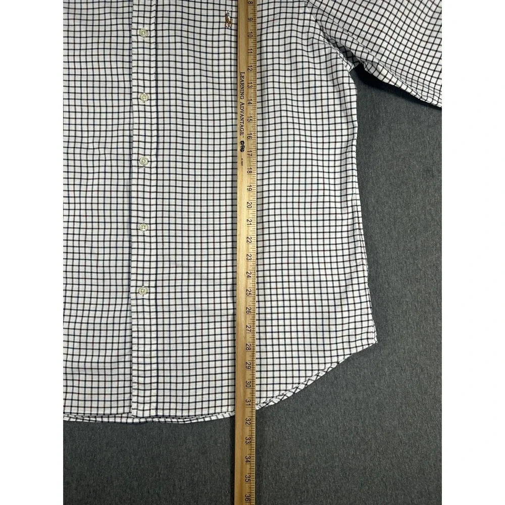 Polo Ralph Lauren Classic Fit Cotton Tattersall Oxford Shirt XL